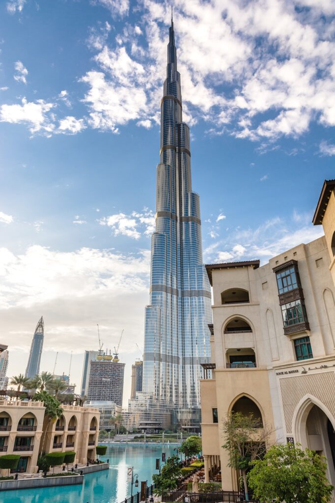 Burj Khalife dans le quartier de Downtown Dubai